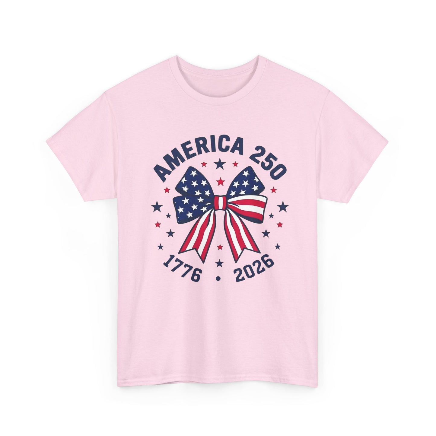 America 250 Patriotic Bow T-Shirt | 1776-2026 Independence Tee