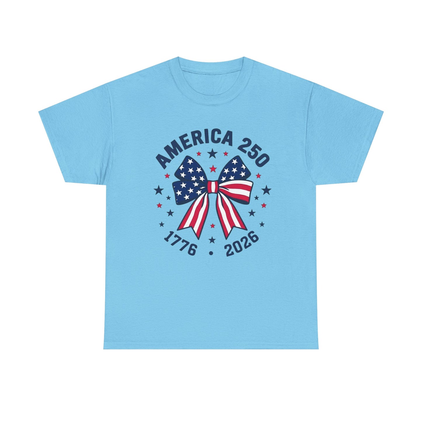 America 250 Patriotic Bow T-Shirt | 1776-2026 Independence Tee