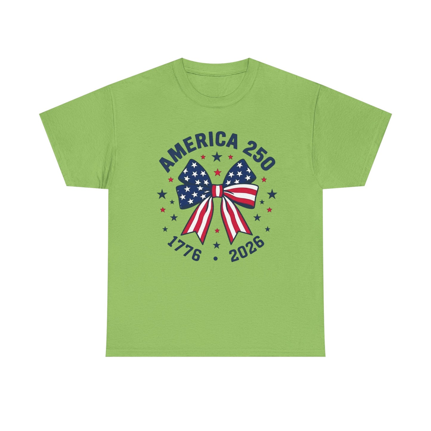 America 250 Patriotic Bow T-Shirt | 1776-2026 Independence Tee