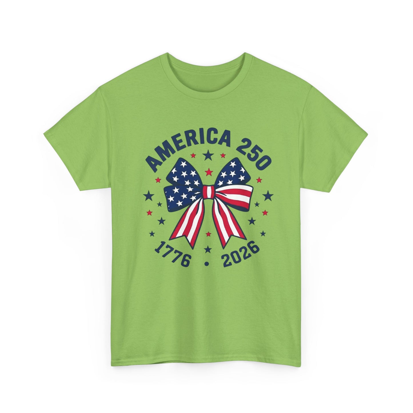 America 250 Patriotic Bow T-Shirt | 1776-2026 Independence Tee