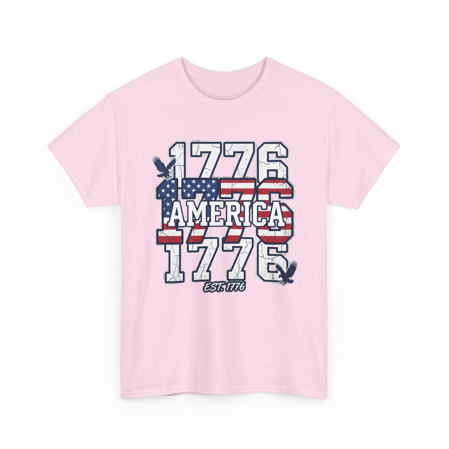 1776 America Vintage Flag Tee | Patriotic Independence Day Shirt
