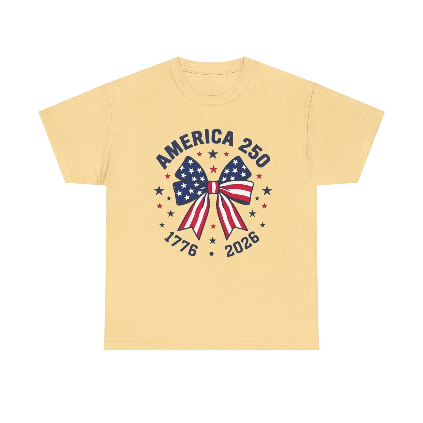 America 250 Patriotic Bow T-Shirt | 1776-2026 Independence Tee