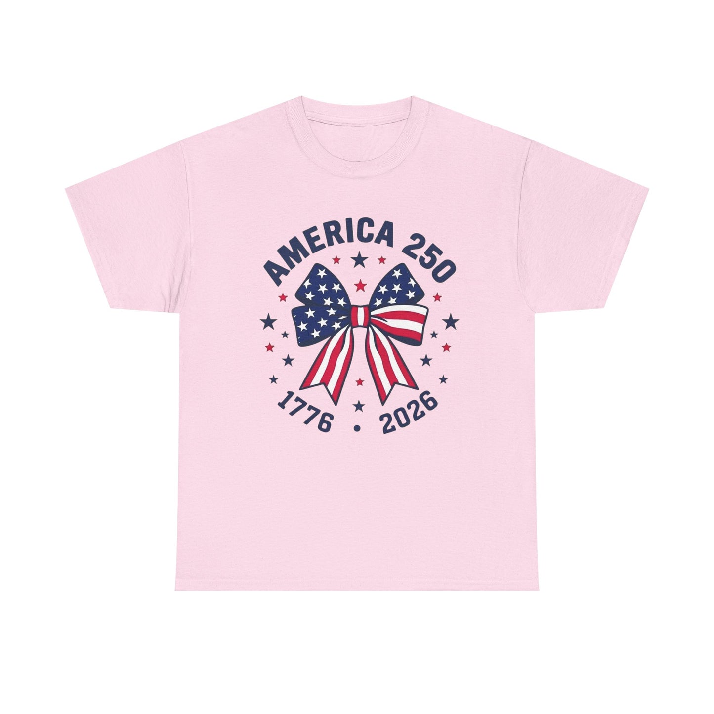 America 250 Patriotic Bow T-Shirt | 1776-2026 Independence Tee
