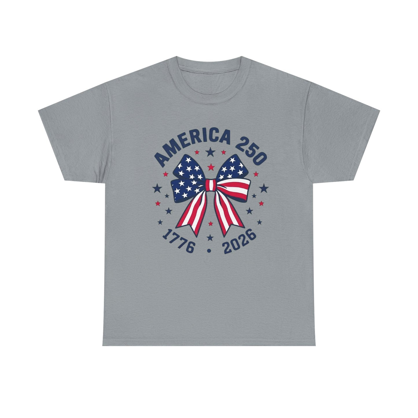 America 250 Patriotic Bow T-Shirt | 1776-2026 Independence Tee